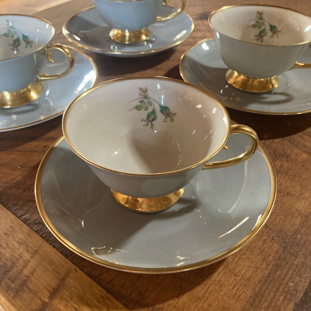 Vintage | Set of 4 Flintridge San Marino Cups & Saucers - Picture 2 of 7